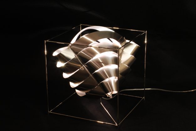 Auriga lampe cube inox