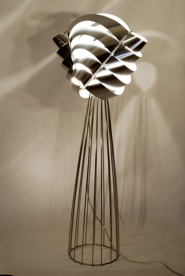 Auriga lampadaire argent