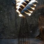 Auriga Silber Stehlampe