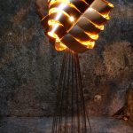 Auriga lampadaire cuivre
