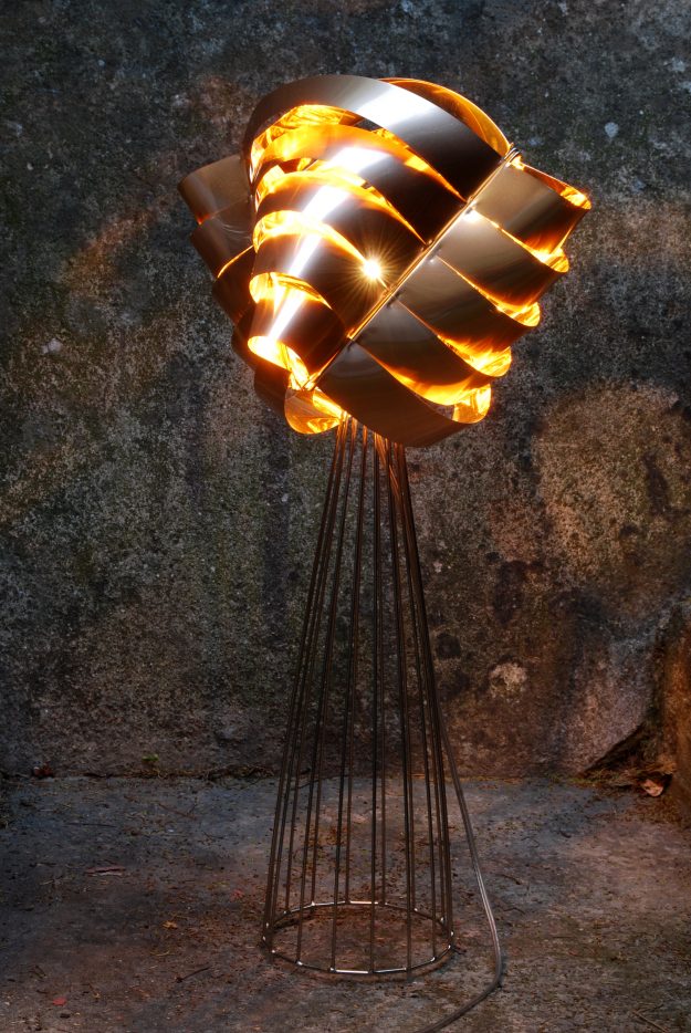 Auriga lampadaire cuivre