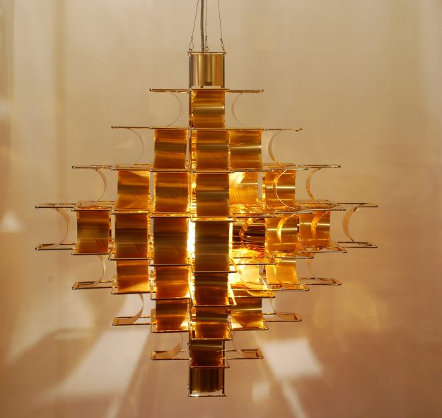 Cassiopée suspension laiton