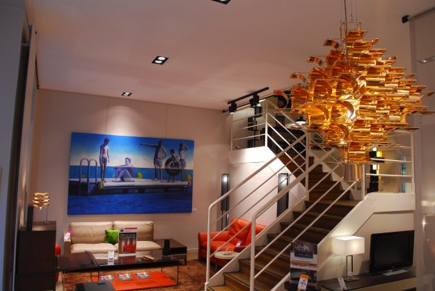 Cassiopée suspension cuivre