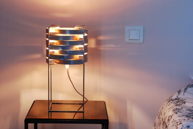 Ganymède lampe argent