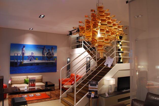 Cassiopée suspension cuivre