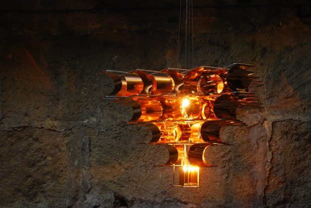 Demi Cassiopée suspension cuivre