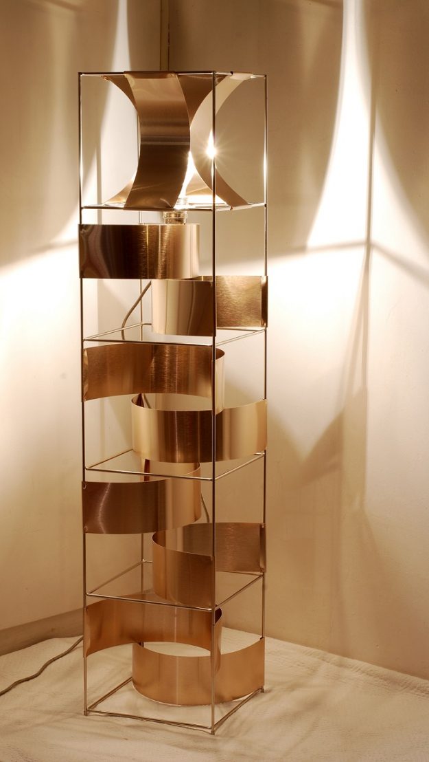 Lampadaire Copernic saumon