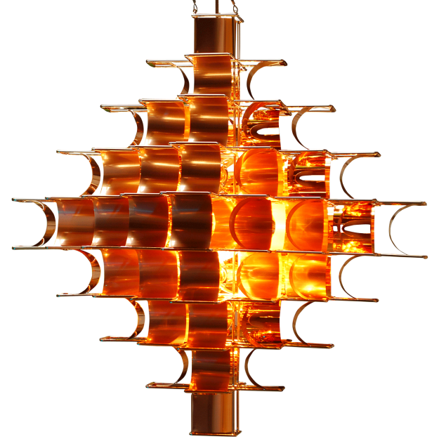 Cassiopée suspension cuivre