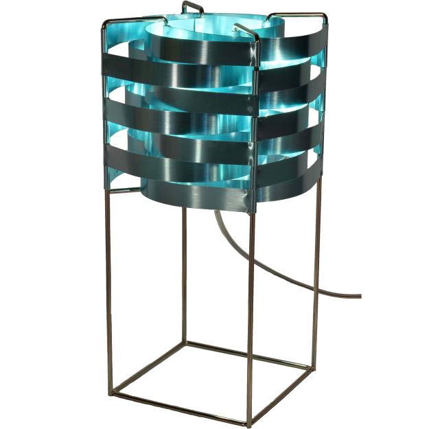 Lampe Ganymède turquoise